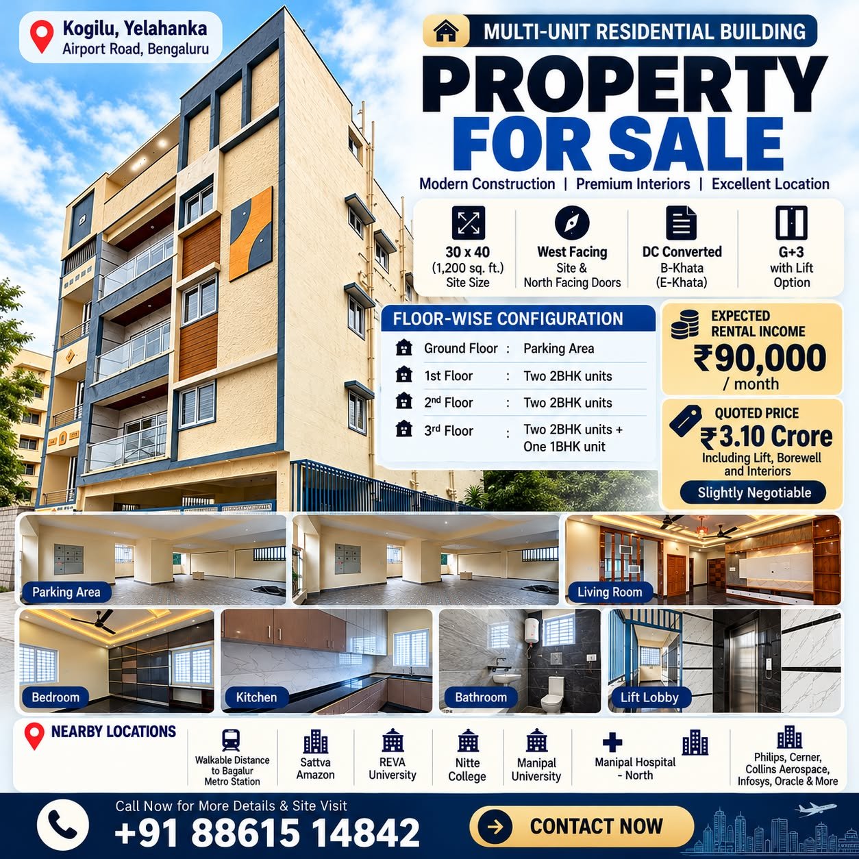 NPS Properties Meta ad for a multi-unit building in Kogilu, Yelahanka