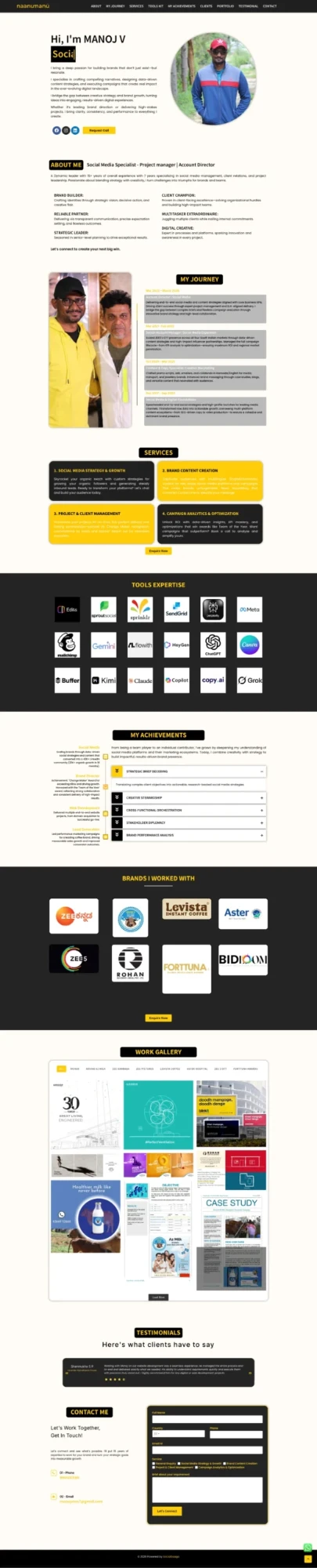 NaanuManu website screenshot